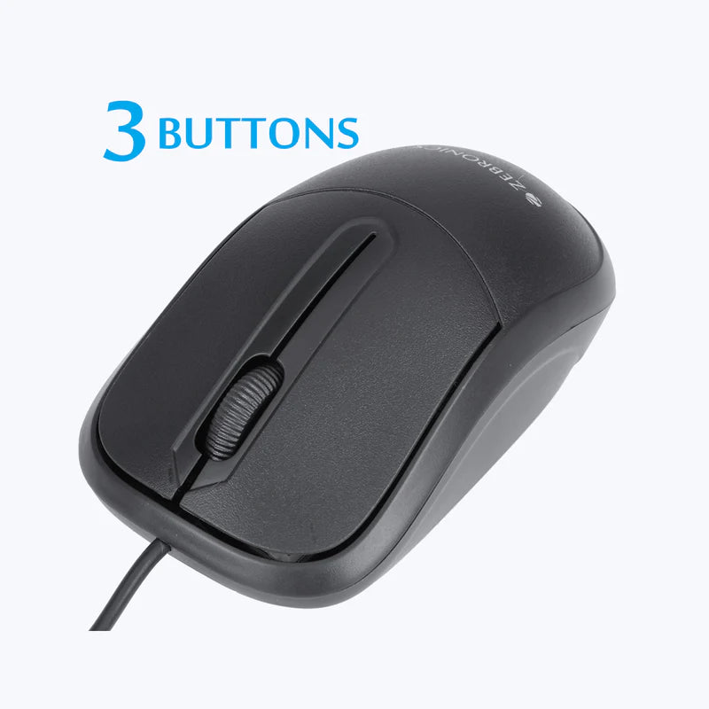 Zebronics Zeb-Comfort+ Wired Mouse