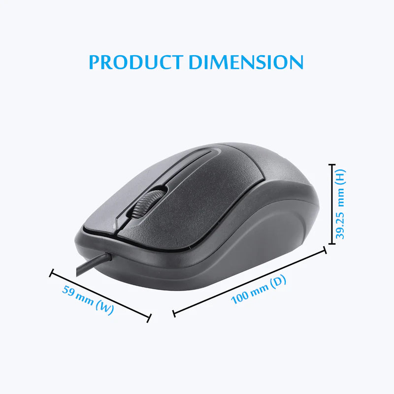 Zebronics Zeb-Comfort+ Wired Mouse