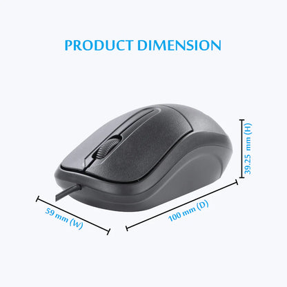 Zebronics Zeb-Comfort+ Wired Mouse