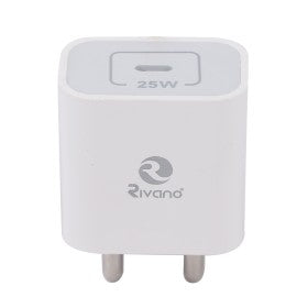 Rivano Charger 25 Watt Type C With Cable