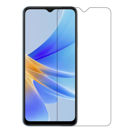 OG HD+ Mobile Tempered Glass Screen Guard for Oppo A17K (6.5 in)