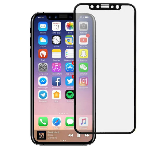 OG HD+ Mobile Tempered  Glass Screen Guard for I Phone X (5.85 in)